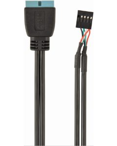 CC-U3U2-01 Gembird USB 2 to USB 3 interni kabl 9-pinski USB 2.0 na 19-pinski