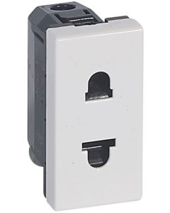 Legrand Uticnica 2P EURO/US bela Mosaic 077501