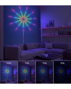 RGB LED vatromet * 10x0.3m+1x1m, 94 LED, DC LVT-30/94