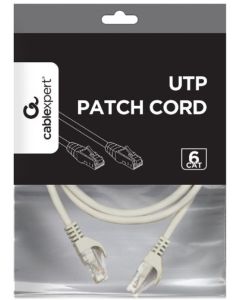 PP6U-CU-1.5M Gembird Mrezni kabl, CAT6 BAKARNI UTP Patch cord 1.5m grey