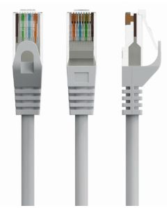 PP6U-CU-20M Gembird Mrezni kabl, CAT6 BAKARNI UTP Patch cord 20m grey