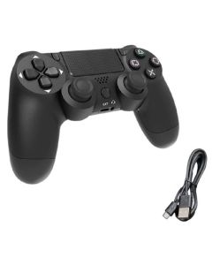 JPD-Wireless-Thrillershock PC/PS4 BLACK Gembird Bezicni gamepad sa dvostrukom vibracijom v2