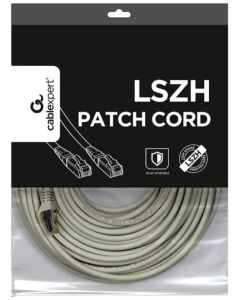 PP6A-LSZHCU-40M Gembird Mrezni kabl, SFTP CAT.6A BAKARNI LSZH Patch cord 40m Grey