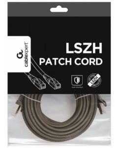 PP6A-LSZHCU-BK-30M Gembird Mrezni kabl, SFTP CAT.6A BAKARNI LSZH Patch cord 30m Black