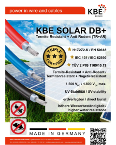 SOLARNI KABL 6MM CRVENI 20m, cena za pakovanje
