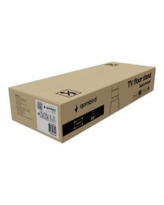 TVS-86F-01-BK Gembird Podno postolje za TV, 55-86inc, crno/drvo