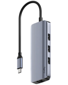 Cudy UH606 6-In-1 USB-C Hub with Gigabit Ethernet Port