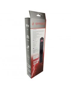 SPG5-C-15 (3G1.5) Gembird produzni kabl sa zastitom 5 uticnica 4.5m black