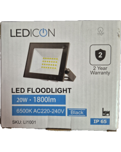 LEDICON LED REFLEKTOR 20W, 1800lm, 6500K, IP65 LI1001