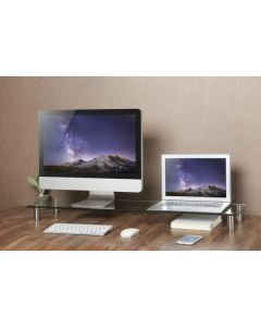 MS-TABLE-GL-01 * Gembird postolje za monitor od kaljenog stakla 1000 x 260 x 93 mm
