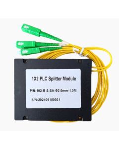 ABS PLC Splitter ExeLink 1x2 Optic Splitters SC/APC