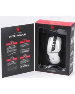A4-W70 MAX PANDA WHITE A4Tech Bloody RGB Gejmerski opricki mis, 2000Hz/100-10.000 Dpi, USB 126mm