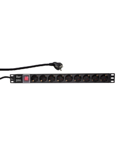 Produzni kabl sa zastitom 9 uticnica 16A, PDU 1U, aluminium sa zastitom, 2m (3)