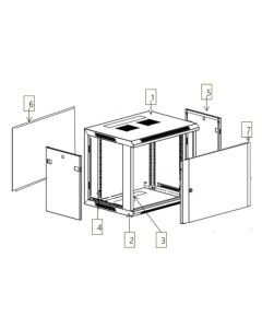 SLT Rek orman 12U 600x600 19 inca