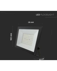 LED REFLEKTOR 50W SMD 6500K 176*152*25mm
