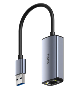 Cudy UE25A, USB-A adapter za Ethernet od 2.5 Gbps , 10/100/1000/2500 Mbps