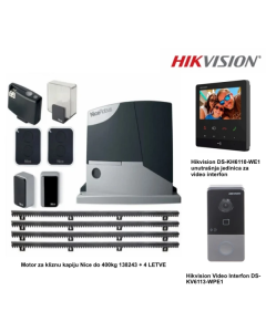 SET motor za kapiju i video interfon