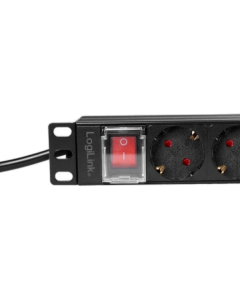 Razvodni PDU panel za rack sa 9 utiènih mesta i osiguracem, kabl 2m (aluminijum)