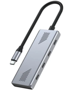 UHB-CM-U310-C4-01 Gembird razdelnik, IN-1 x USB Type-C (M) OUT-4 x USB Type-C (F)
