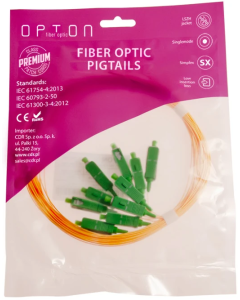 OPTON pigtail SC/APC SM 0.9mm 1.5m G657A Loose Tube (Easy Strip) 10 komada u pakovanju