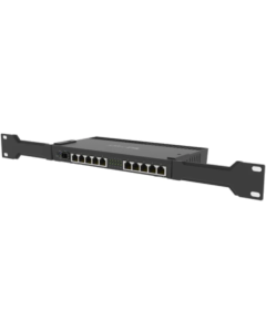 MikroTik Router BOARD RB4011iGS+RM, 228 × 120 × 30 mm,crna