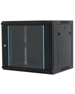 MAXPRO LINE Rack orman nazidni, 9U, 600x600, staklena vrata