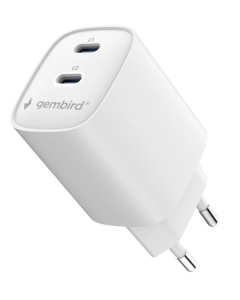 TA-UC-2C-PD45-01-W Gembird 2-port 45 W USB fast charger
