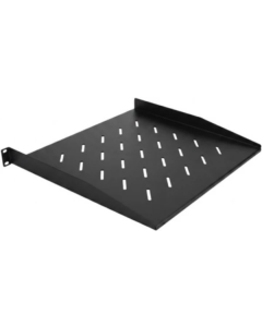 ExeLink Fiksna polica 1U za REK dubine 450mm prednje montiranje,19in,crna