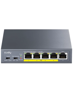 Cudy GS105P V1.0 Switch Extend VLAN Gigabit RJ45 PoE 30 W  IEEE 802.3at/af