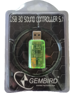 CMP-SOUNDUSB13 ** Gembird USB 5.1 3D zvucna karta, zamenjuje audio kontrolor u PC (223)