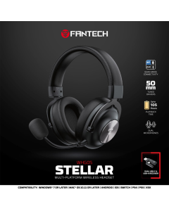 Bluetooth slušalice Fantech WHG05 crne