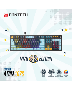 Tastatura mehanička Gaming Fantech MK893S RGB Atom 107S MIZU Navy (Red Swich)