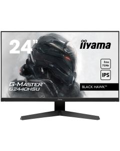 IIYAMA Monitor 23.8'' G2440HSU-B1 Black 1920x1080 75Hz IPS, 16:9, 1000:1, 250cd, HDMI, DP, USBHub - IIYG2440HSUB1