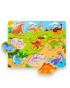 BBO Drvena puzzla - Dinosaurusi - GB-064