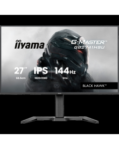 IIYAMA 27 inch IPS Gaming G-Master Black Hawk FreeSync 1920x1080 144Hz 300cd/m2 HDMI DisplayPort 1ms