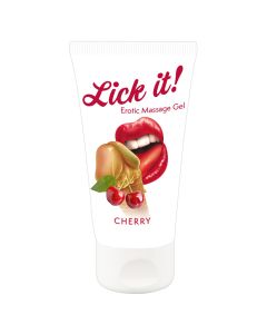 Gel za masažu sa ukusom trešnje Lick it Cherry - 06257520000