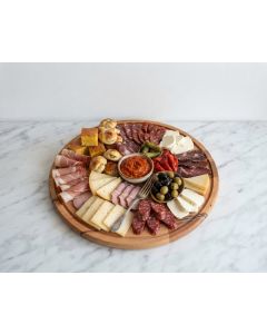 ARBOREA Okrugla daska za serviranje, drvena, fi30 cm