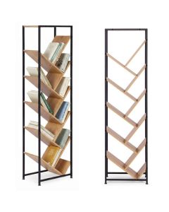 MODERNHOME Geometrijska polica za knjige, loft stil –