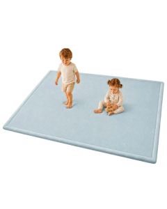 Dečiji tepih sa memorijskim efektom KINDER HOME LOLA, 150x200 cm, debljina 3,5 cm,vodootporni ,plava