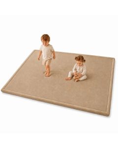 Dečiji tepih sa memorijskom penom KINDER HOME LOLA, 150x200 cm, debljina 3,5 cm, vodootporni , bež