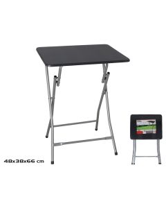 Sklopivi sto crni, 40 x 38 x 66 cm