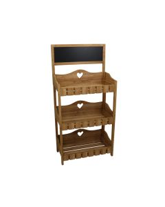 Baštenska polica sa tablom, 55 x 30 x 113 cm