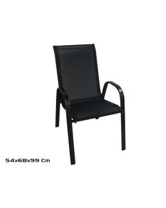 Baštenska stolica Kaiser crna 54 x 68 x 99 cm