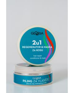 GLORIA Regenerator i maska za kosu, 2 u 1, 200 ml - GL70107