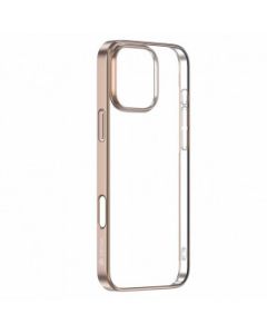 DEVIA Futrola Hard Case Glimmer Series Case PC za Iphone 16 Pro, roza/zlatna - 24845