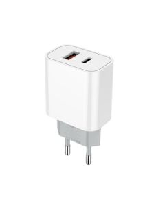 GOLF Punjač adapter, Type C+USB, 30W GF-U33, bela - 1280082