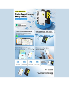 GPS punjiva kartica sa pracenje Remax RT-2305 crna - 616745
