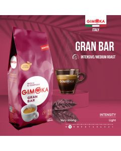 GIMOKA Pržena kafa u zrnu Gran Bar 1000G - 43397612568806