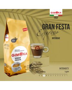 GIMOKA Pržena kafa u zrnu Gran Festa 1000G - 43397546213606