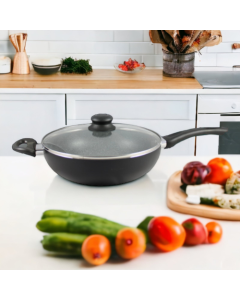 ZOTRIX Wok tiganj sa poklopcem granitni 28cm - n7513